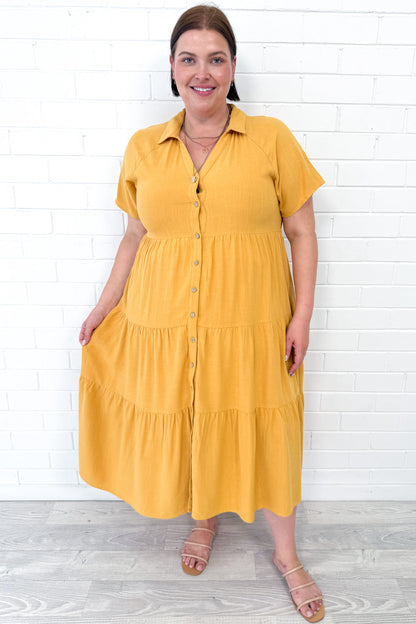 Alyssa Midi Dress - Summer Brights