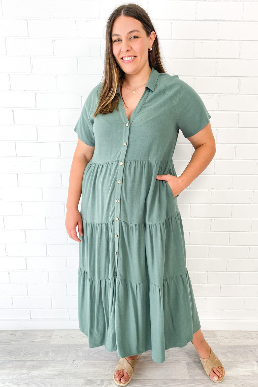 Alyssa Midi Dress - Summer Brights