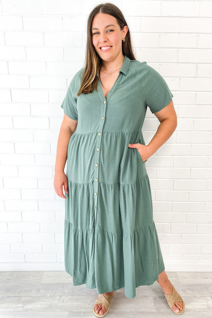 Alyssa Midi Dress - Summer Brights