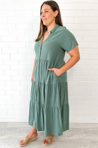 Alyssa Midi Dress - Summer Brights