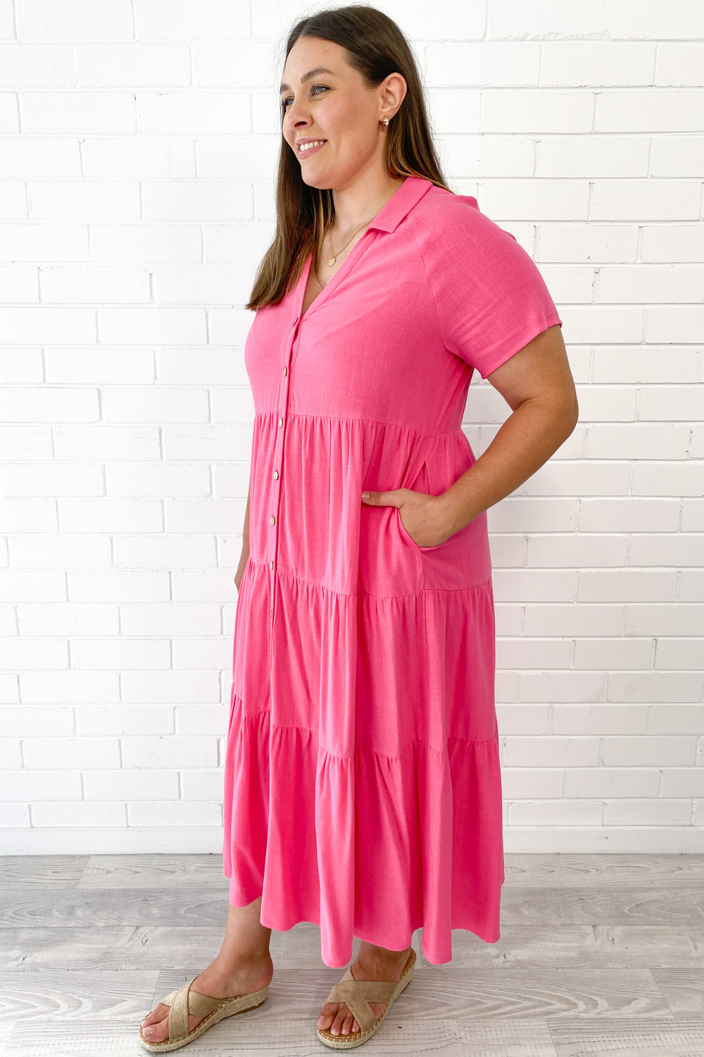 Alyssa Midi Dress - Summer Brights