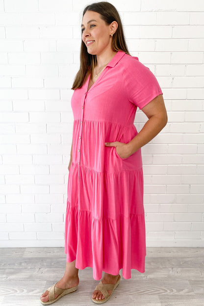 Alyssa Midi Dress - Summer Brights