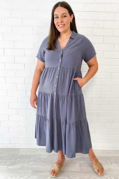 Alyssa Midi Dress - Summer Brights