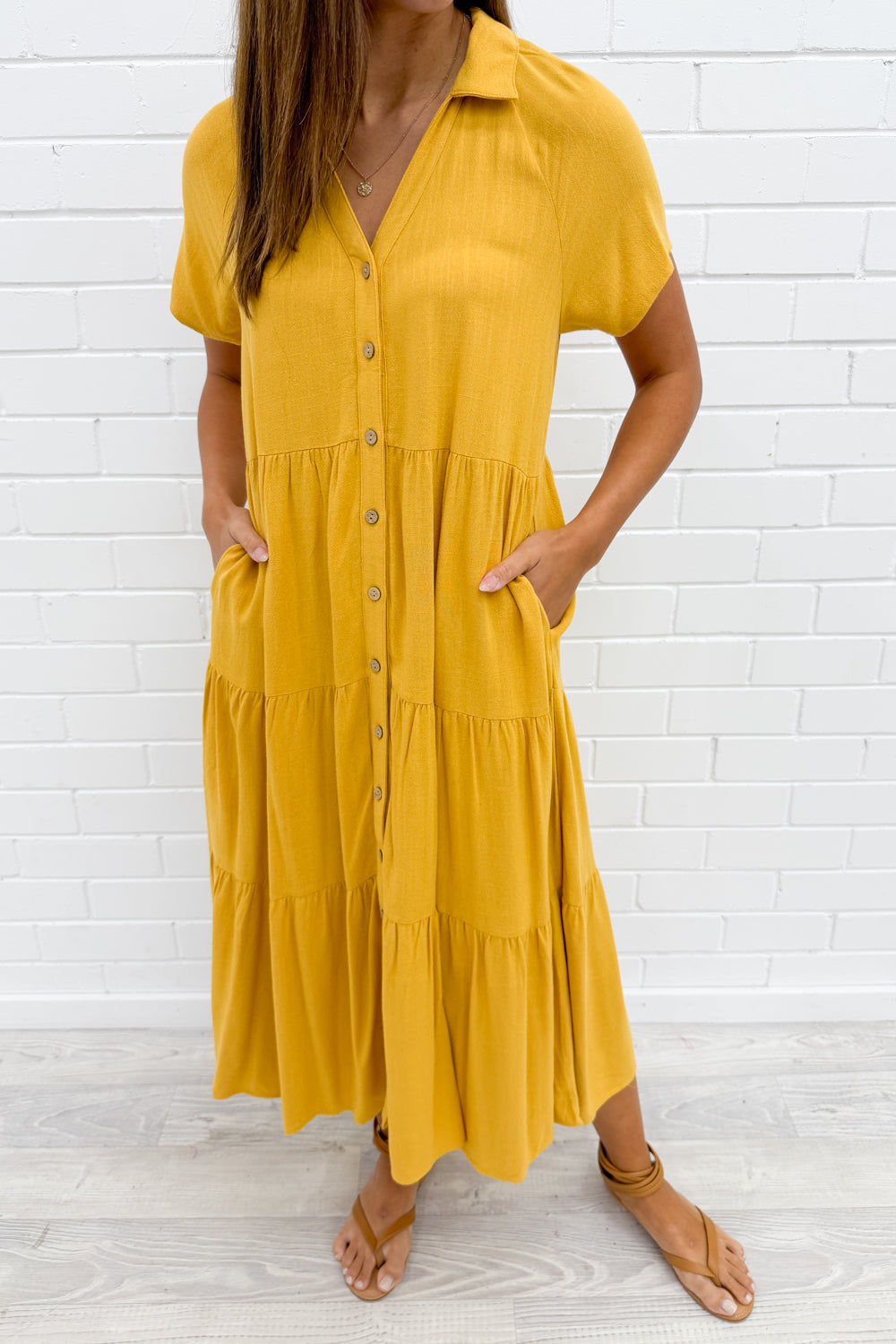 Alyssa Midi Dress - Summer Brights