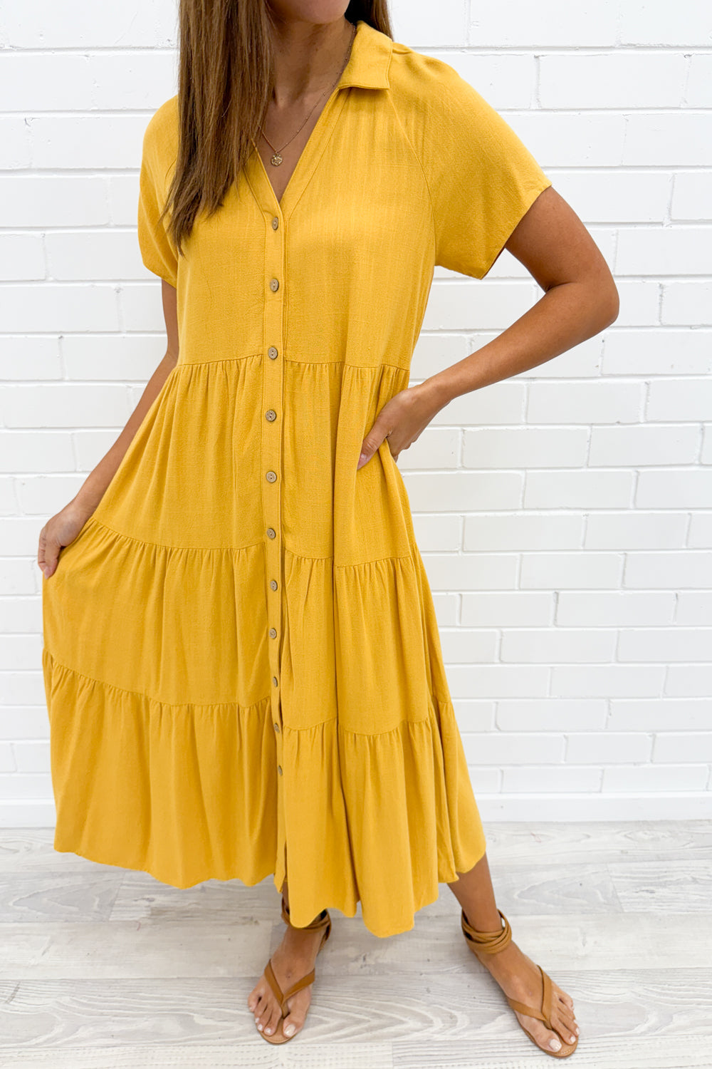 Alyssa Midi Dress - Summer Brights