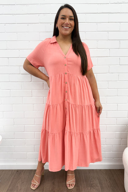 Alyssa Midi Dress - Summer Brights