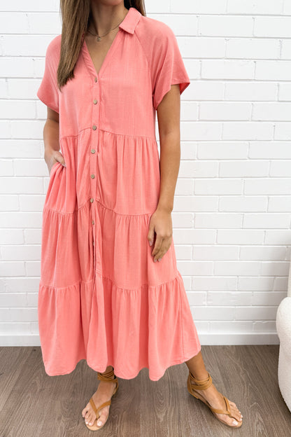Alyssa Midi Dress - Summer Brights