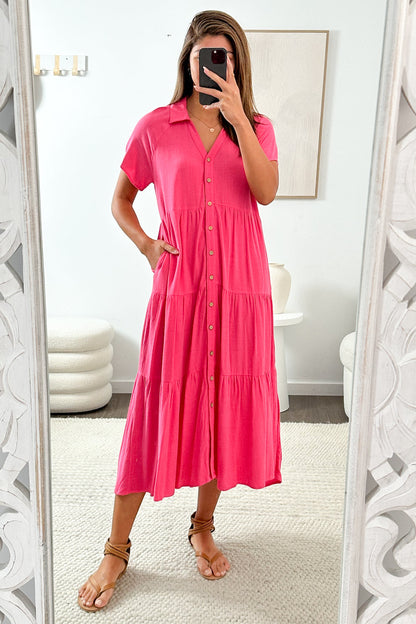 Alyssa Midi Dress - Summer Brights