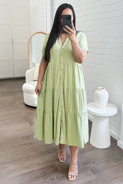 Alyssa Midi Dress - Summer Brights