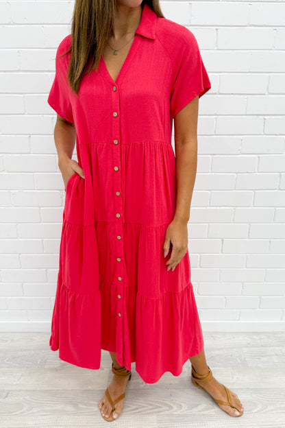 Alyssa Midi Dress - Summer Brights