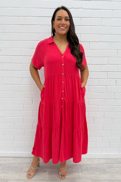 Alyssa Midi Dress - Summer Brights