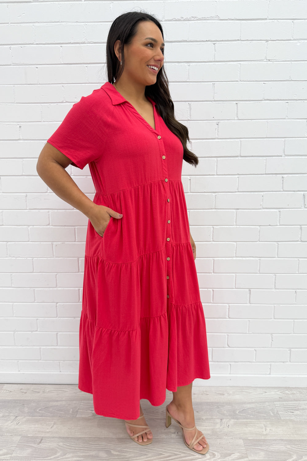 Alyssa Midi Dress - Summer Brights