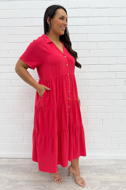 Alyssa Midi Dress - Summer Brights