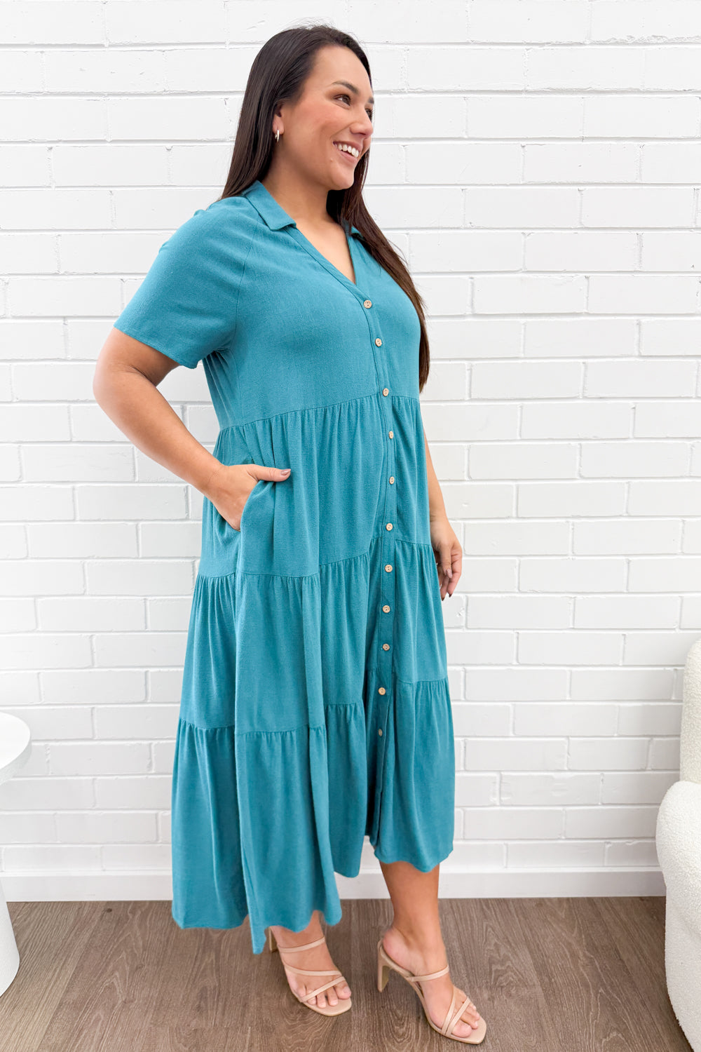 Alyssa Midi Dress - Summer Brights