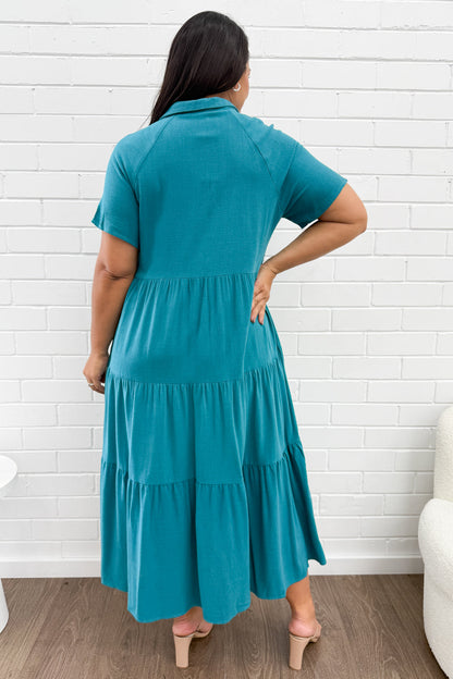 Alyssa Midi Dress - Summer Brights