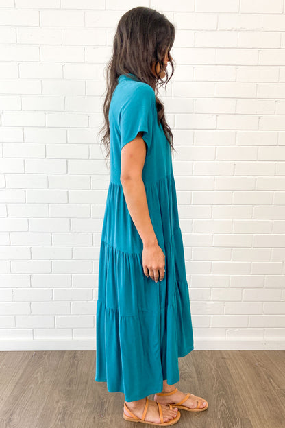 Alyssa Midi Dress - Summer Brights