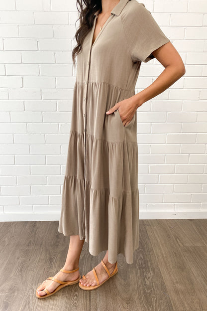 Alyssa Midi Dress - Summer Brights