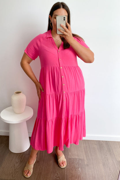 Alyssa Midi Dress - Summer Brights