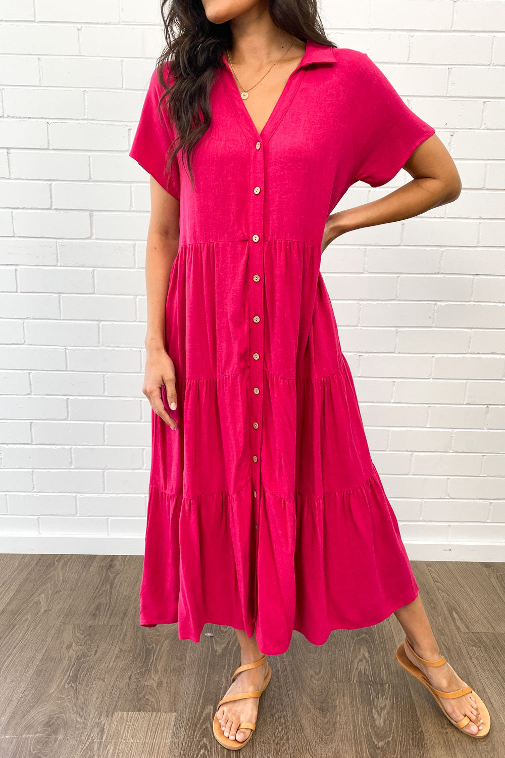 Alyssa Midi Dress - Summer Brights