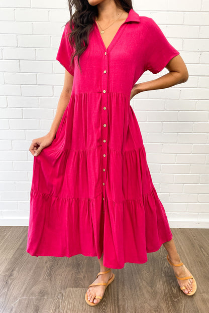 Alyssa Midi Dress - Summer Brights