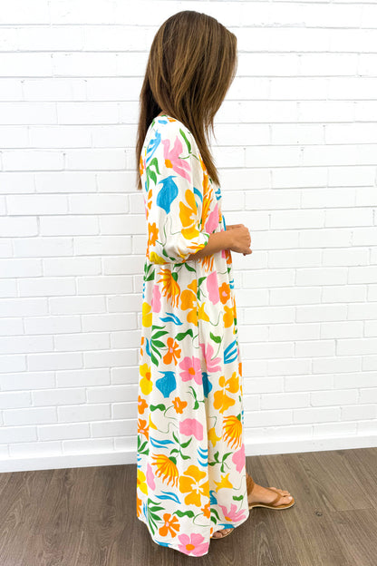 Finn Dress - Orange Multi