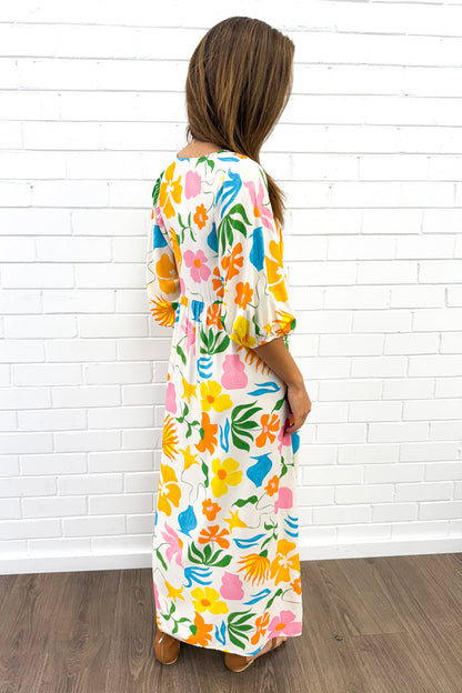 Finn Dress - Orange Multi