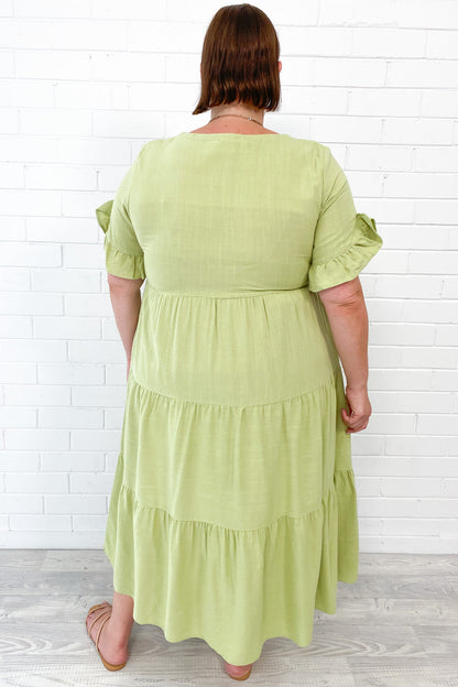 Michelle Midi Dress - Summer Brights