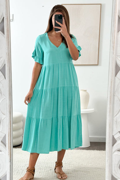 Michelle Midi Dress - Summer Brights