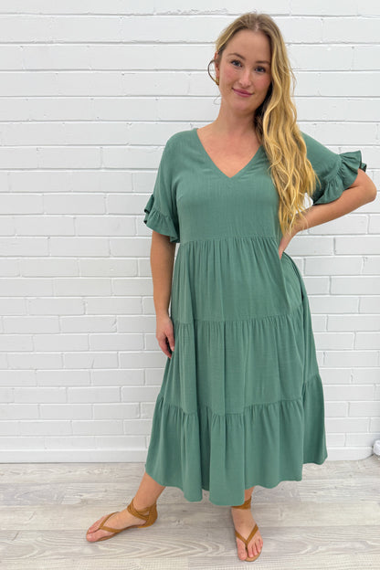 Michelle Midi Dress - Summer Brights