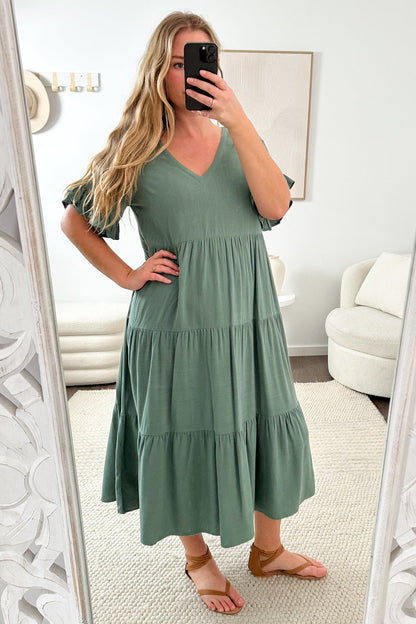 Michelle Midi Dress - Summer Brights