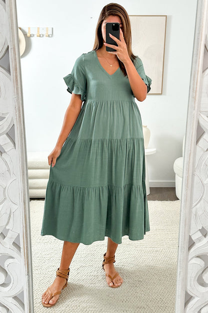 Michelle Midi Dress - Summer Brights