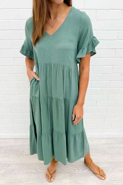 Michelle Midi Dress - Summer Brights