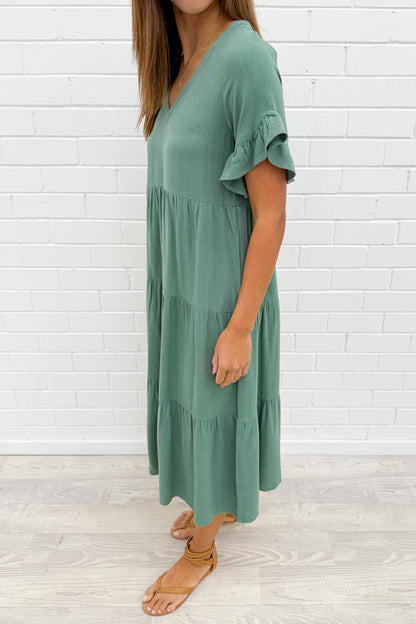 Michelle Midi Dress - Summer Brights