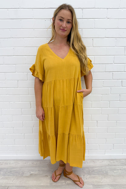 Michelle Midi Dress - Summer Brights