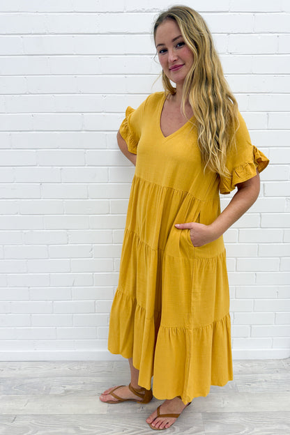 Michelle Midi Dress - Summer Brights