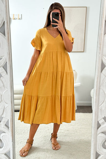 Michelle Midi Dress - Summer Brights