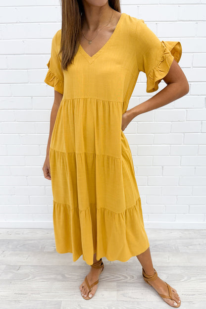 Michelle Midi Dress - Summer Brights