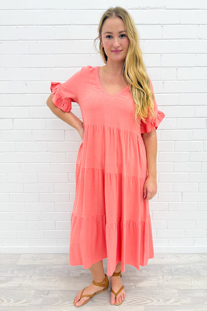 Michelle Midi Dress - Summer Brights