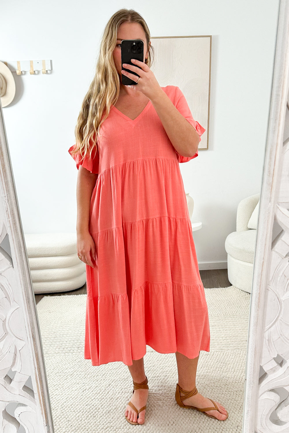 Michelle Midi Dress - Summer Brights