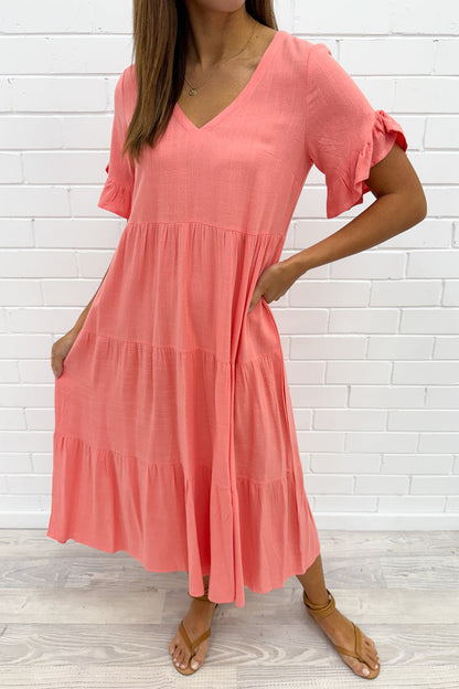 Michelle Midi Dress - Summer Brights