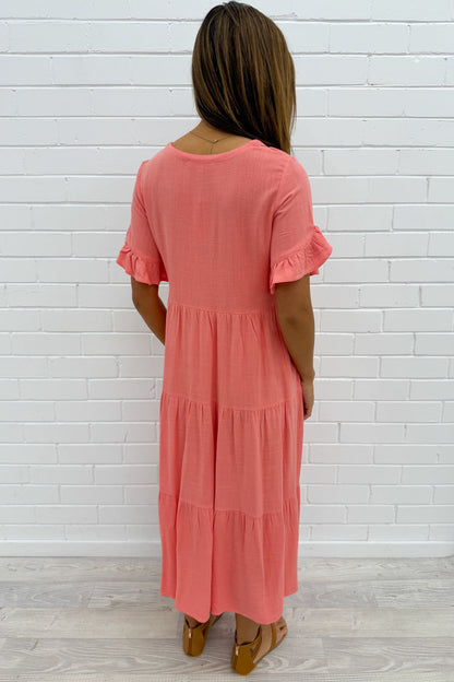 Michelle Midi Dress - Summer Brights