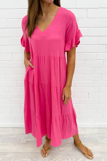 Michelle Midi Dress - Summer Brights