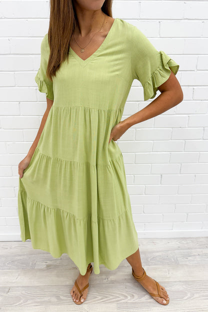 Michelle Midi Dress - Summer Brights