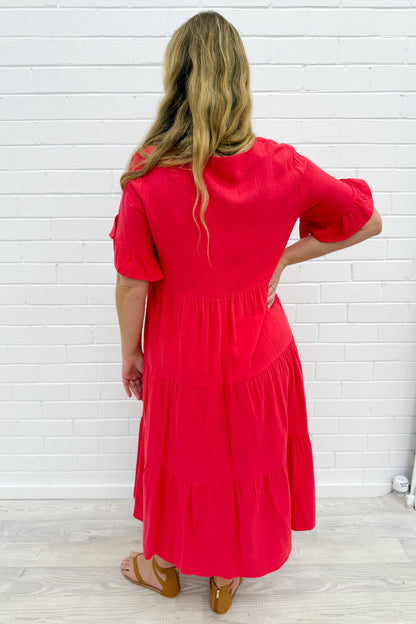 Michelle Midi Dress - Summer Brights