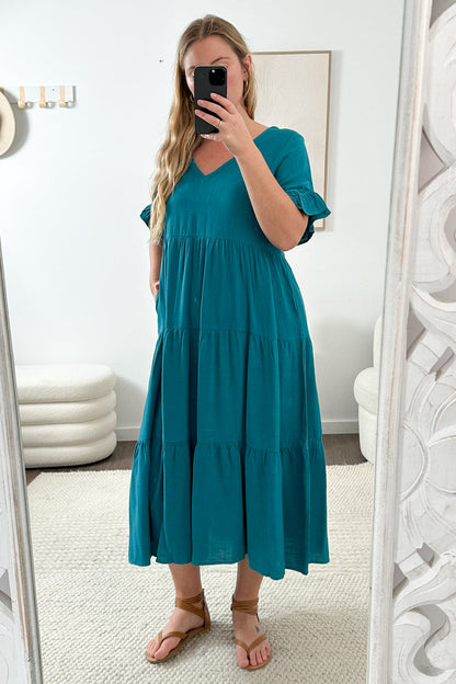 Michelle Midi Dress - Summer Brights