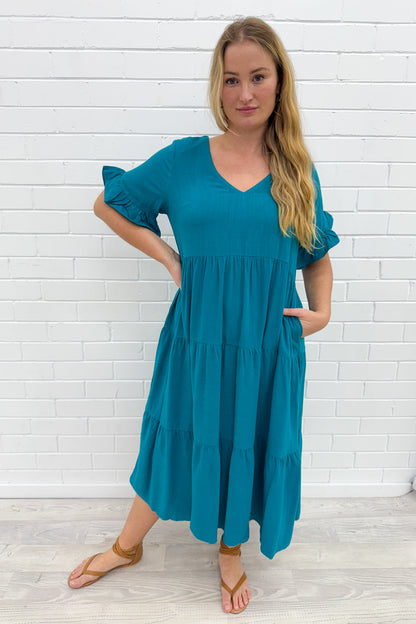 Michelle Midi Dress - Summer Brights