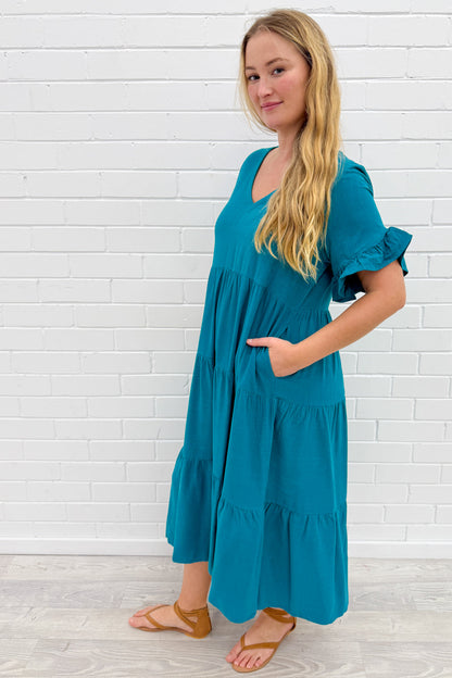 Michelle Midi Dress - Summer Brights