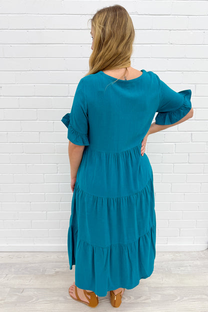 Michelle Midi Dress - Summer Brights