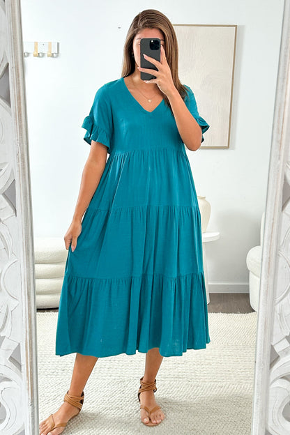 Michelle Midi Dress - Summer Brights