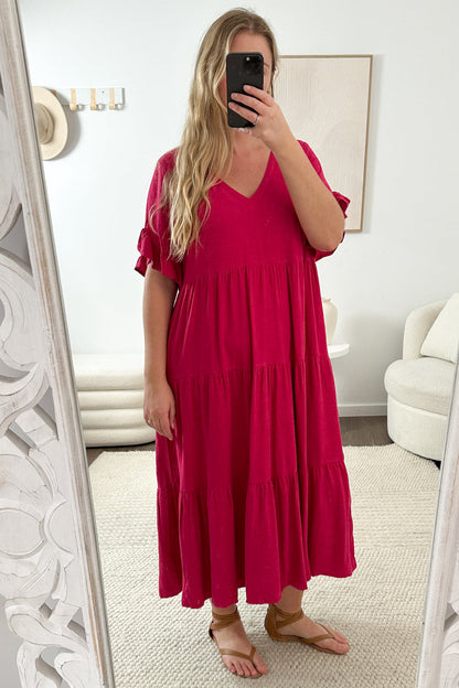 Michelle Midi Dress - Summer Brights